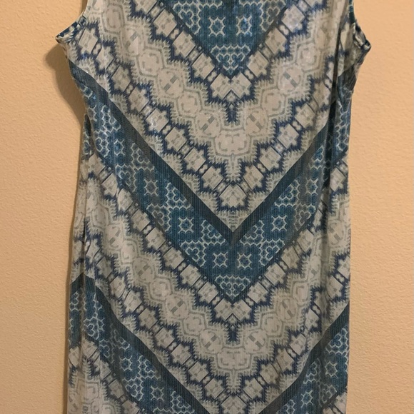 BEAUTIFUL Eva Mendes for NYCo blue sequin sleeveless dress XL - Picture 3 of 4